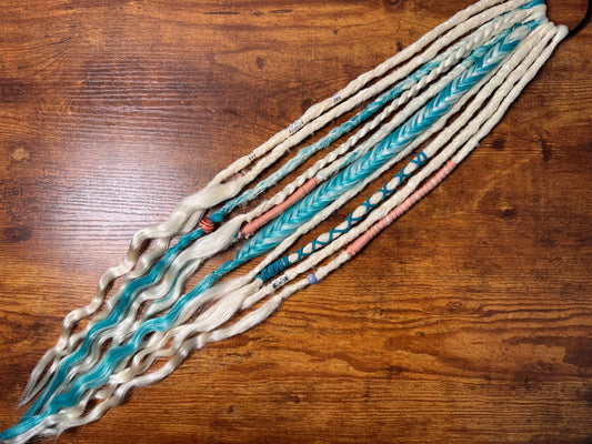 Yemaya Dread Ponytail Custom Set Dreadlocks Synthetic Dread Set