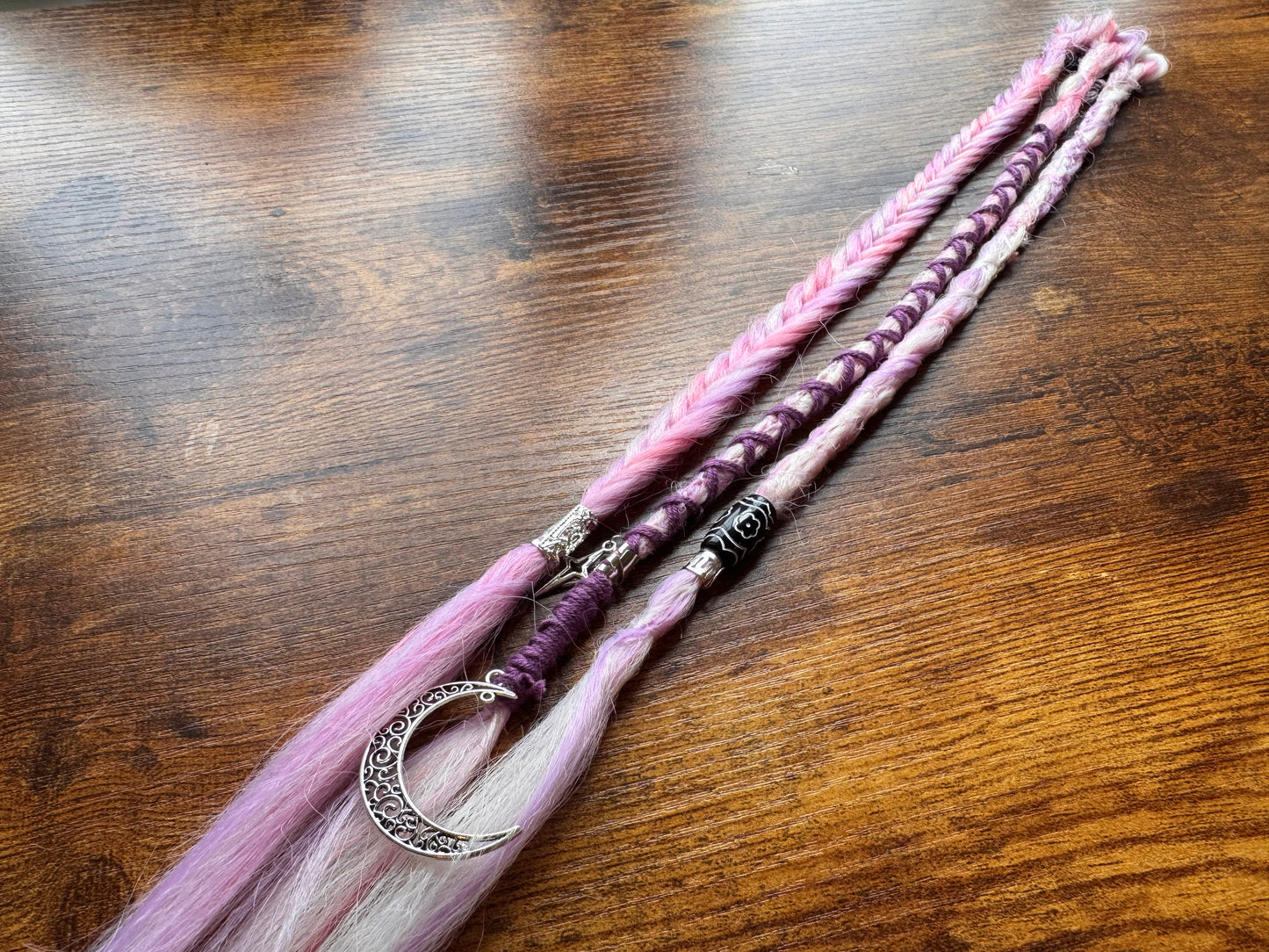 Clip in Dreads - Braids -Peony