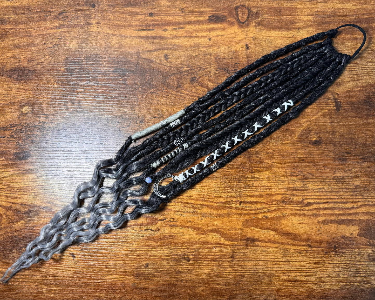 Chandra Dread Ponytail Custom Set Dreadlocks Synthetic Dread Set