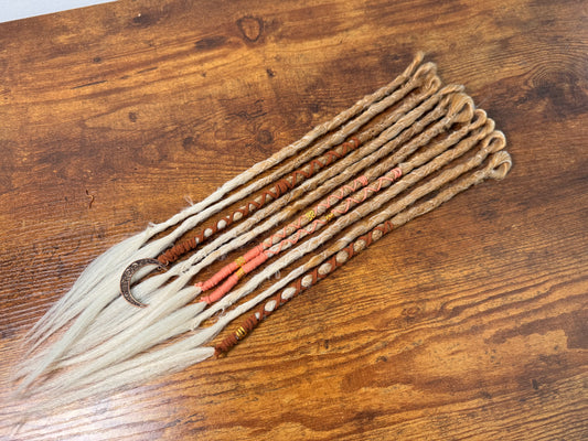 Honey Single Ended Dreadlocks