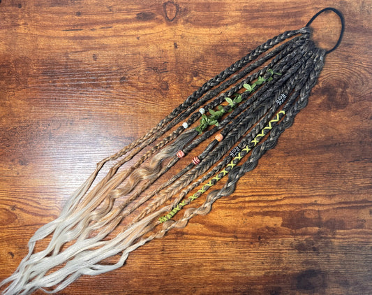 Soraya Elastic Dread Ponytail Custom Set Dreadlocks Synthetic Dread Set