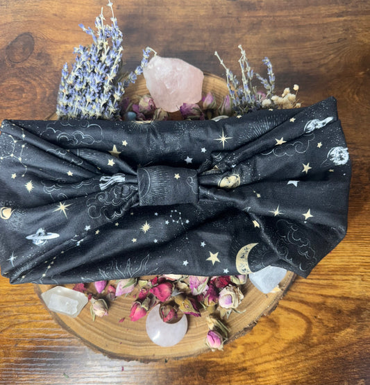Extra Wide Stretchy Headband – Celestial