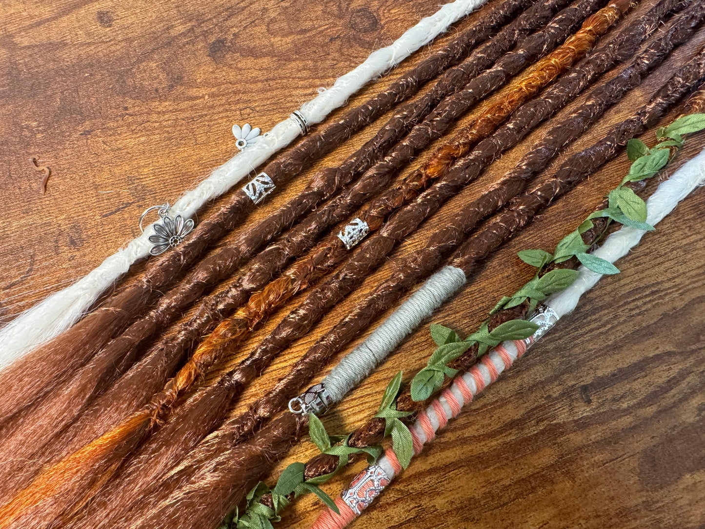 Pecan Single Ended Dreadlocks