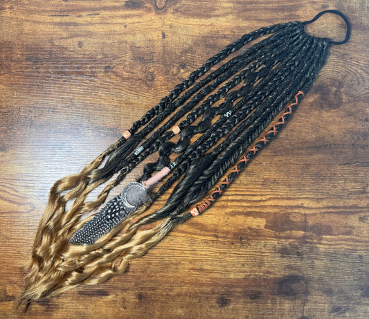 Mira Dread Ponytail Custom Set Dreadlocks Synthetic Dread Set