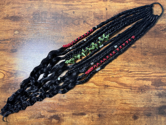 Lilith Dread Ponytail Custom Set Dreadlocks Synthetic Dread Set