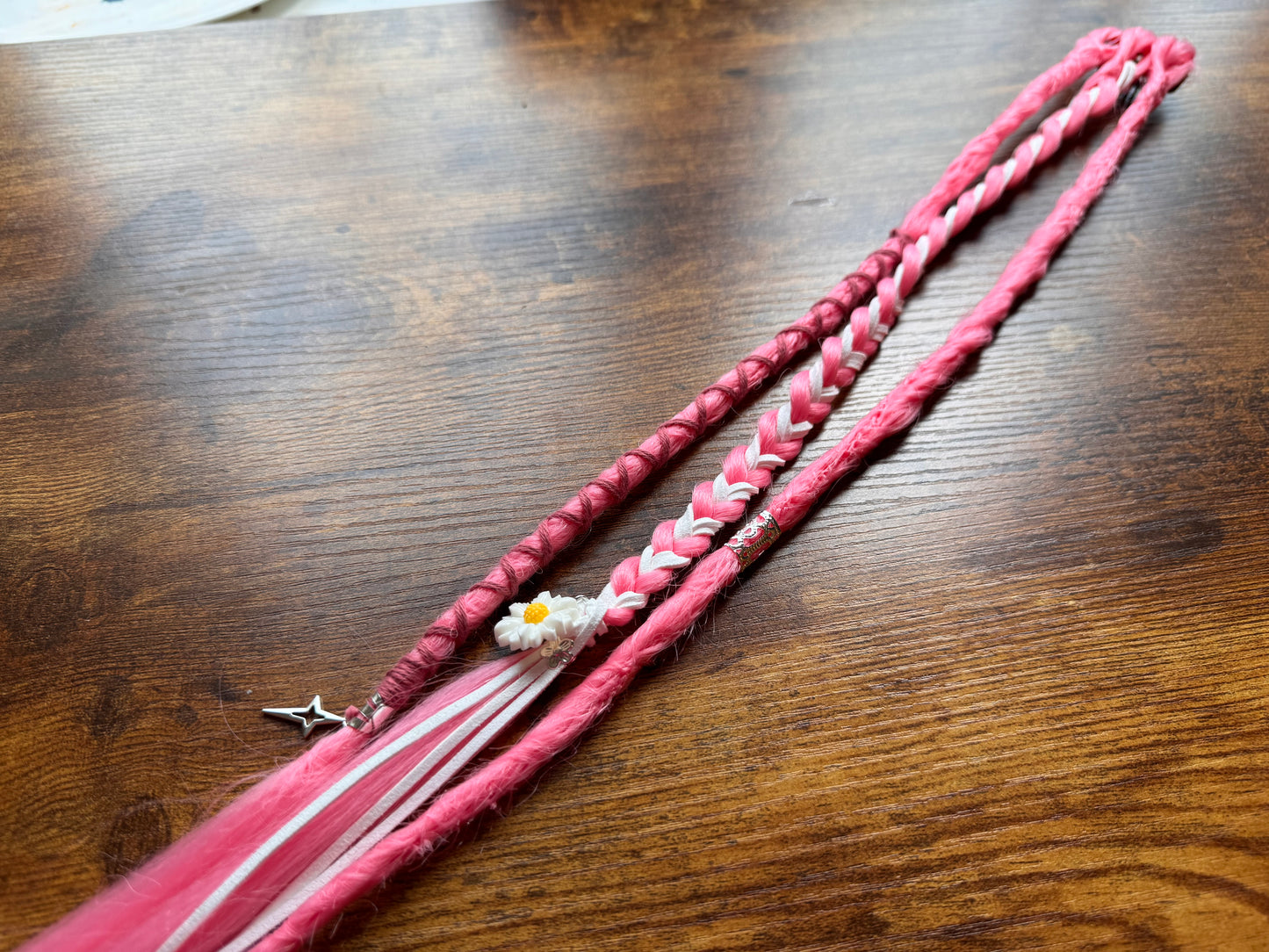 Clip in Dreads - Braids - Rose