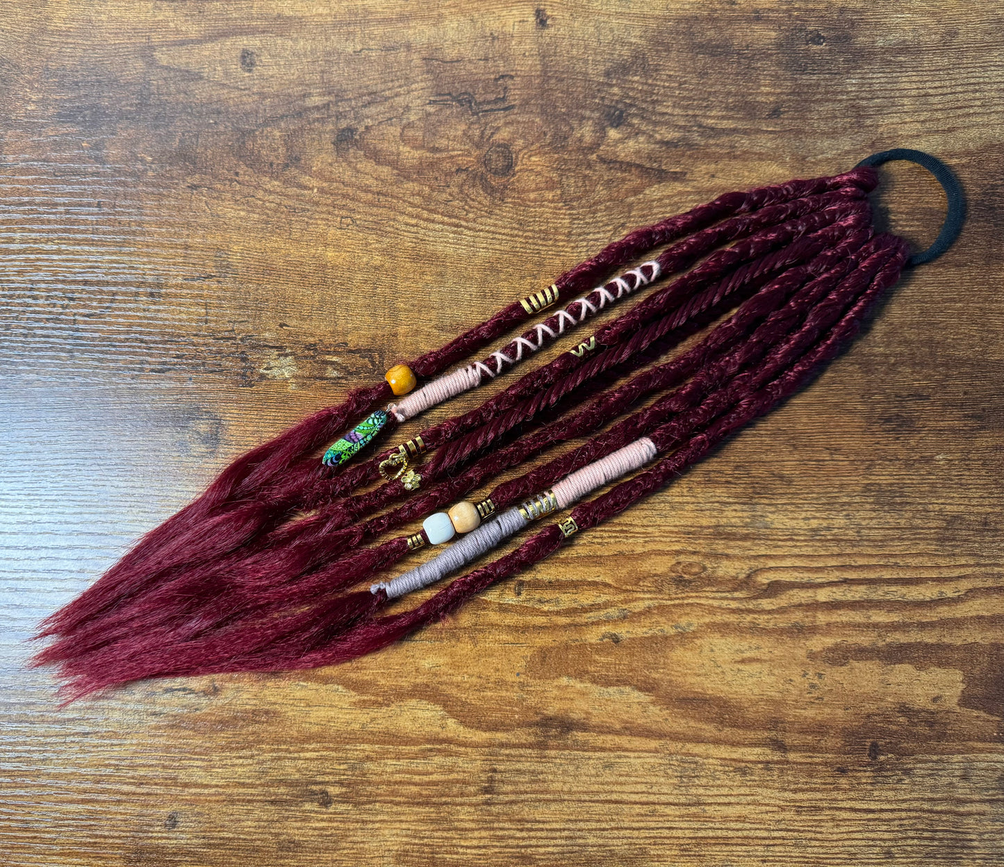 Pyro Dread Ponytail Custom Set Dreadlocks Synthetic Dread Set