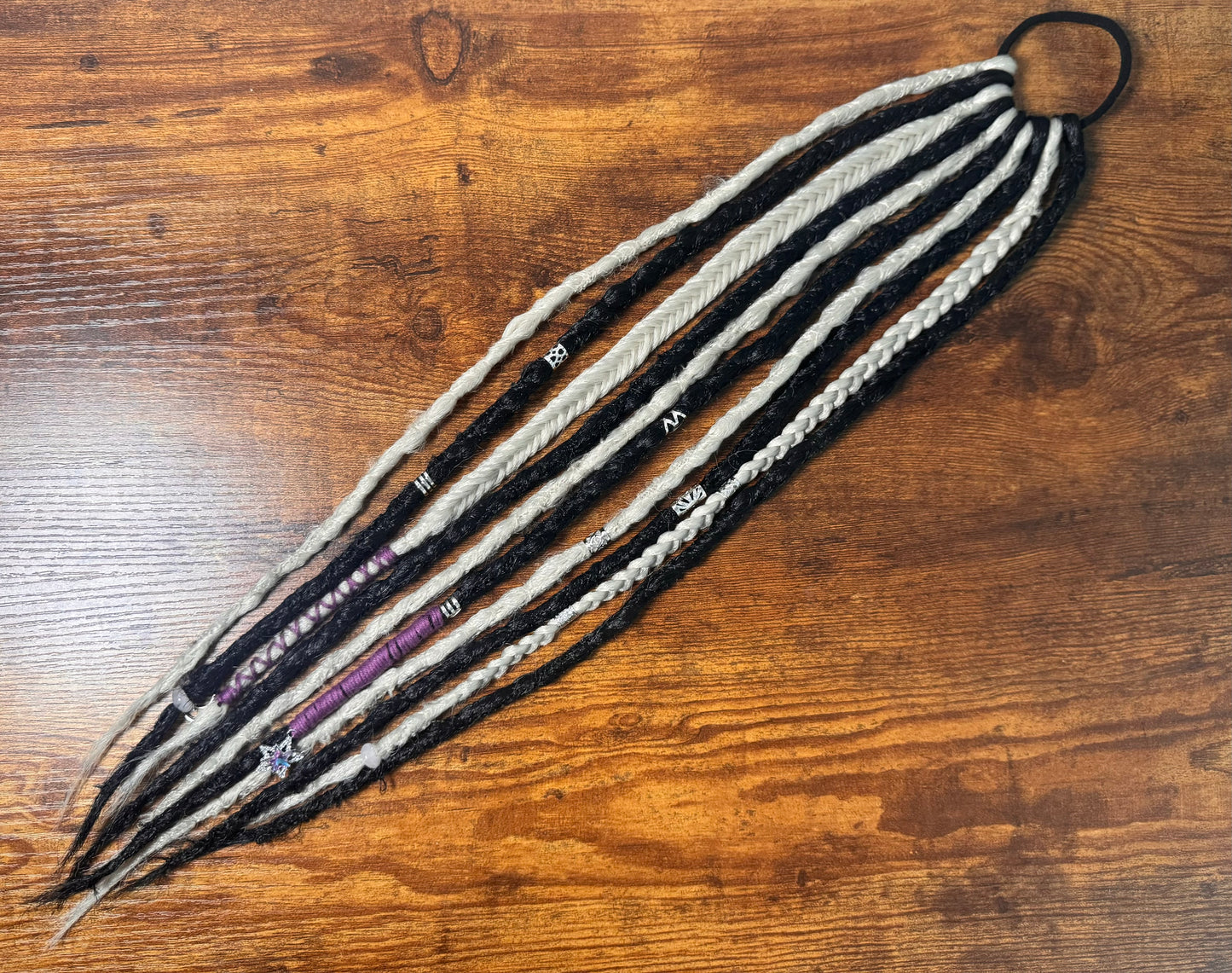 Checkmate Dread Ponytail Custom Set Dreadlocks Synthetic Dread Set