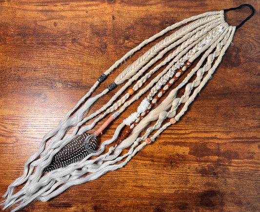 Pearl Dread Ponytail Custom Set Dreadlocks Synthetic Dread Set