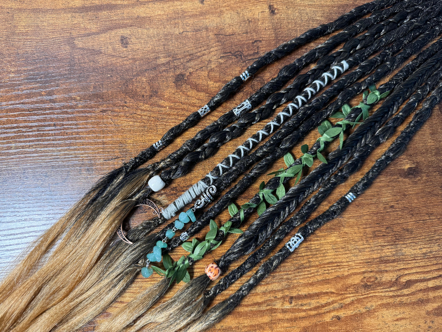 Mila Dread Ponytail Custom Set Dreadlocks Synthetic Dread Set