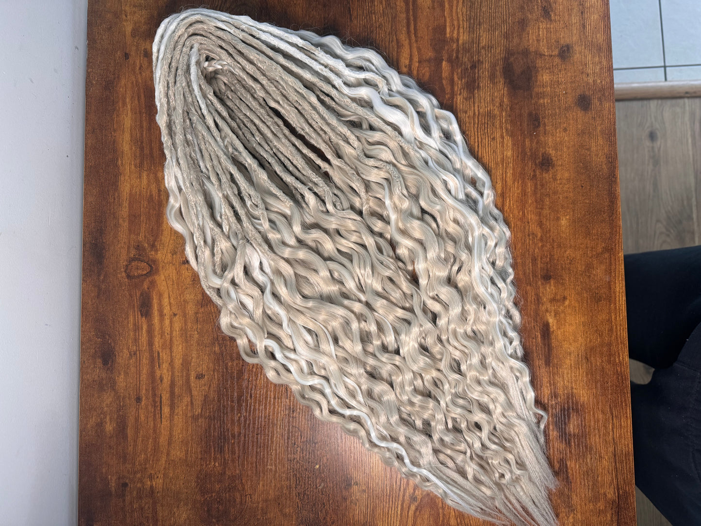 A Custom Wavy Mix Custom Set of Dreadlock Extensions - Create Your Own Custom Set Synthetic Double Ended Dreadlocks Synthetic Dread Set Dreadlocks