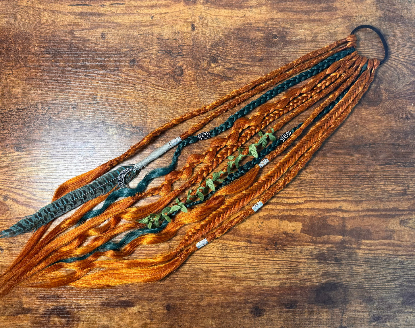Isolde Elastic Dread Ponytail Custom Set Dreadlocks Synthetic Dread Set
