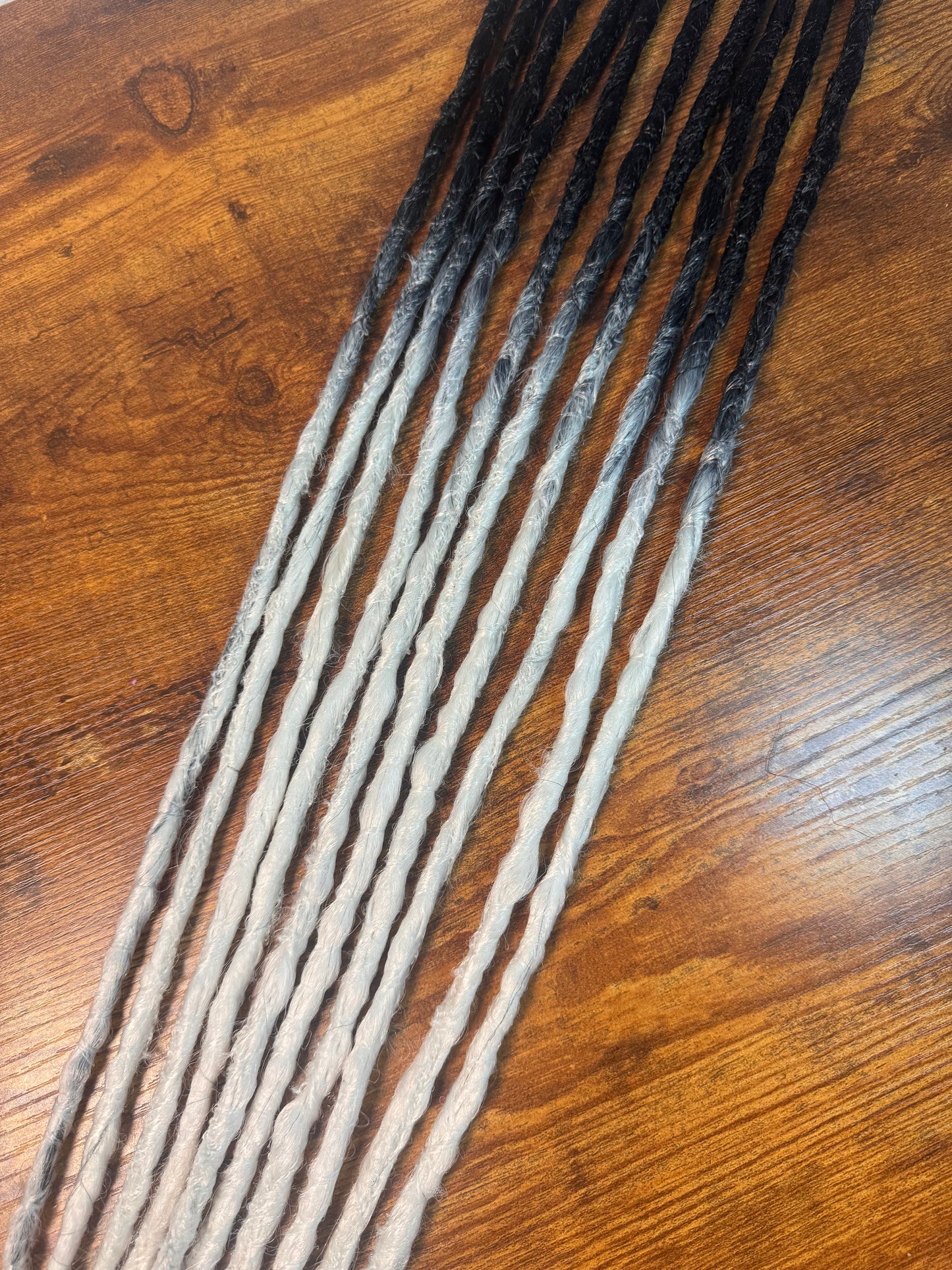 Monochrome Single Ended Dreadlocks