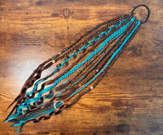 Thora Elastic Dread Ponytail Custom Set Dreadlocks Synthetic Dread Set