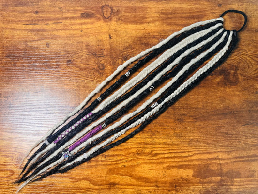 Checkmate Dread Ponytail Custom Set Dreadlocks Synthetic Dread Set