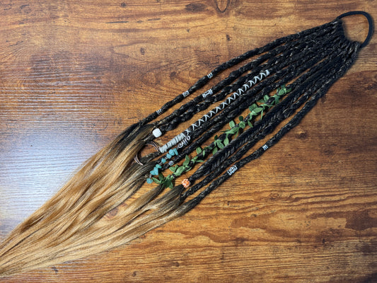Mila Dread Ponytail Custom Set Dreadlocks Synthetic Dread Set