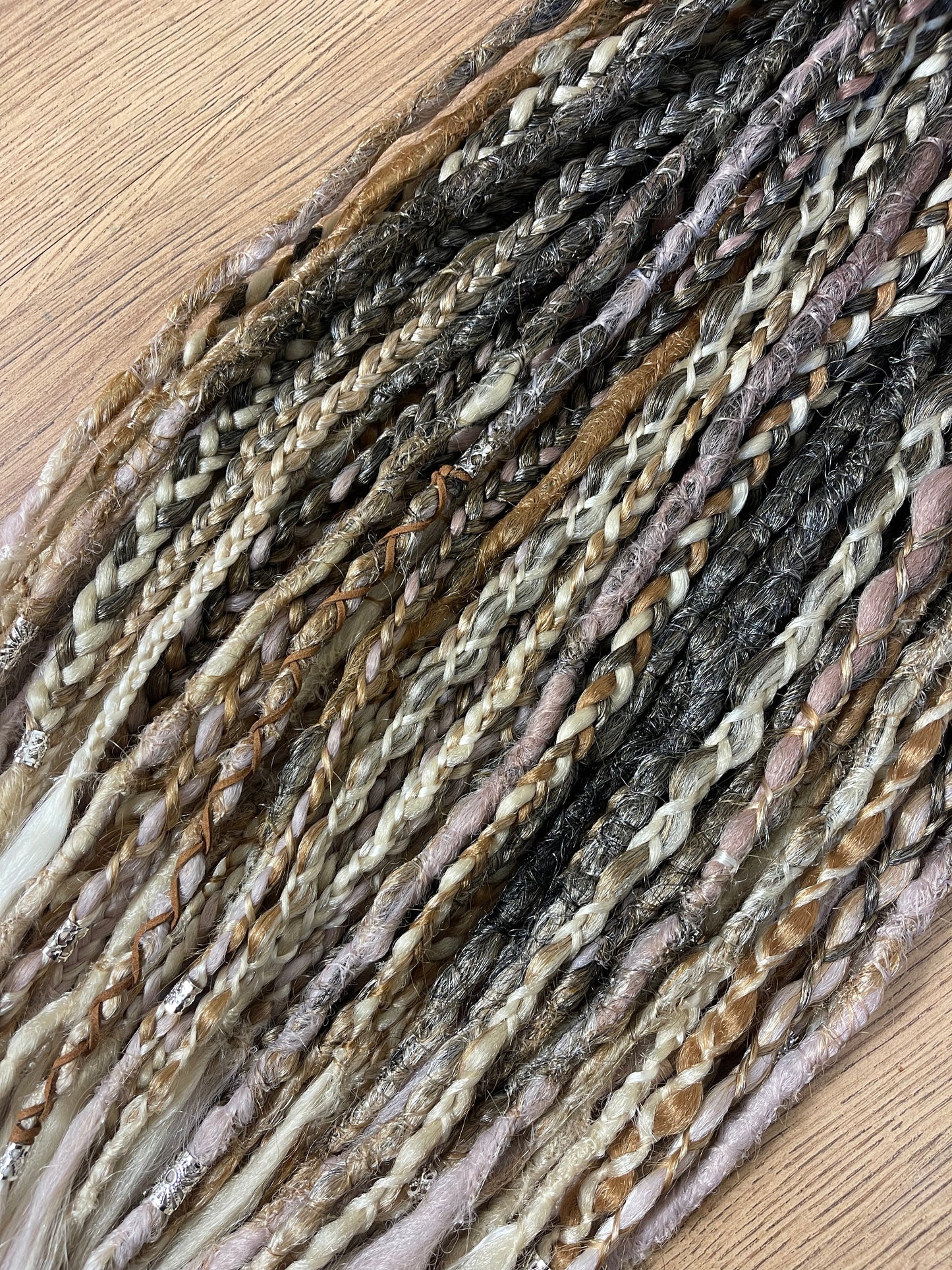 Winter - Double ended braids and dreadlock mix