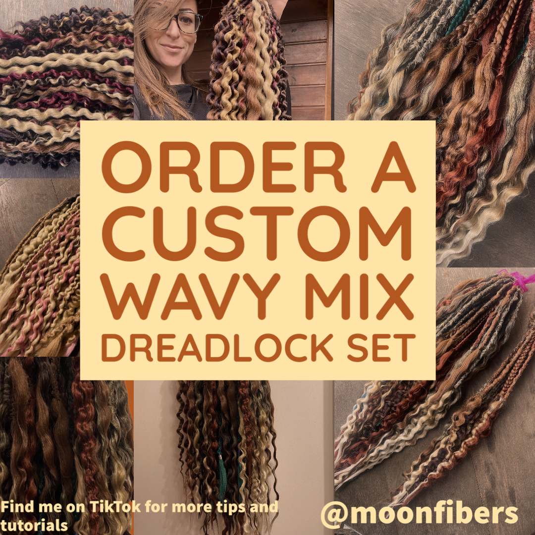 CUSTOM Synthetic Dreads! Design Your OWN shops Locs!