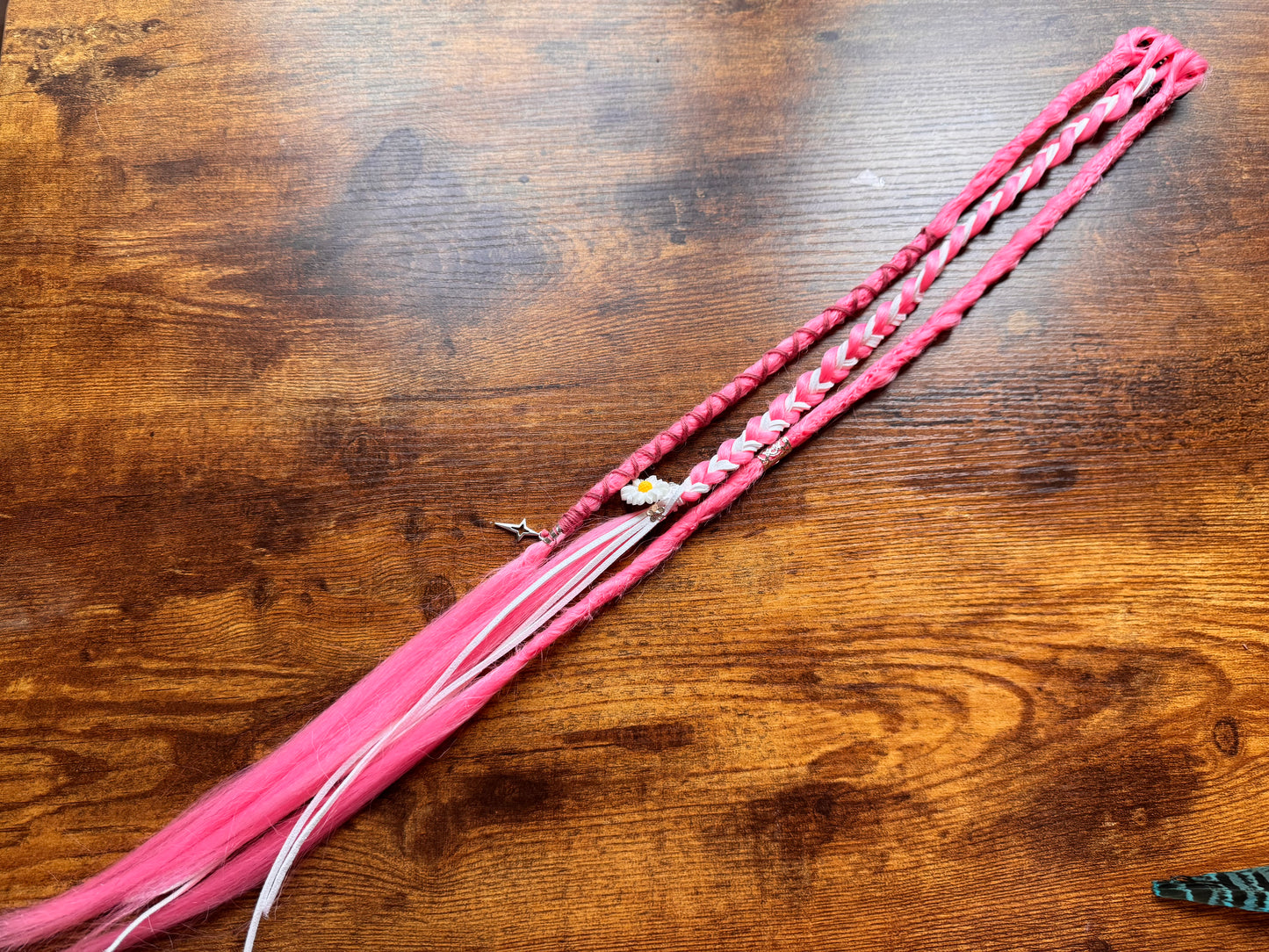 Clip in Dreads - Braids - Rose
