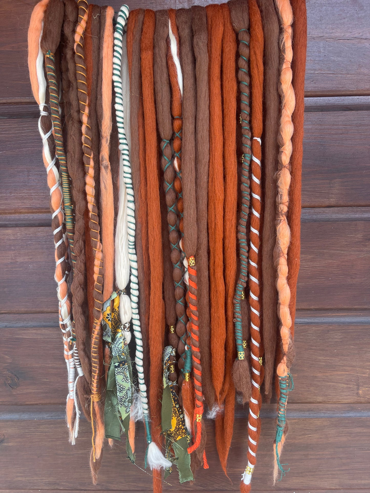 Pixie Wool Dreadlock Set - 20 Double Ended Wool dreadlocks