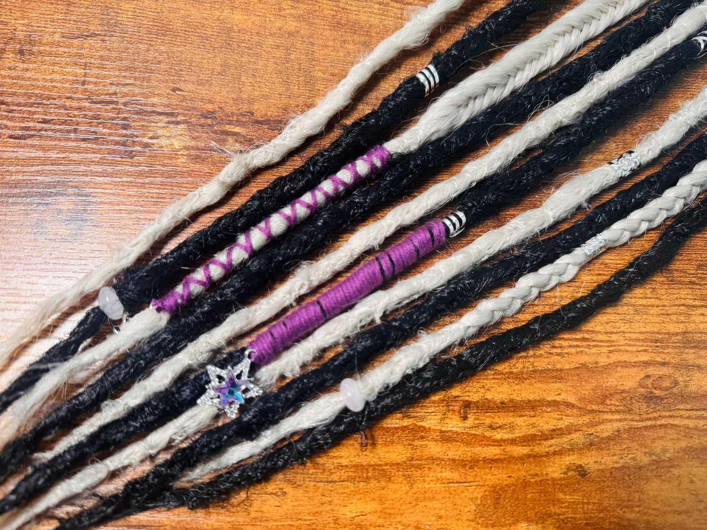 Checkmate Dread Ponytail Custom Set Dreadlocks Synthetic Dread Set