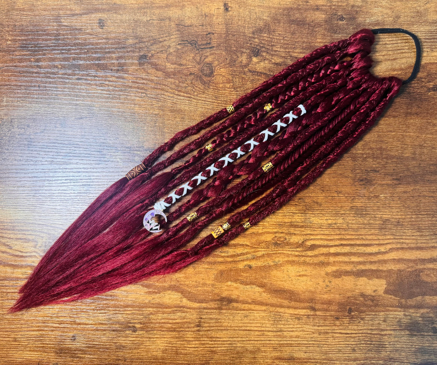 Pyro Dread Ponytail Custom Set Dreadlocks Synthetic Dread Set