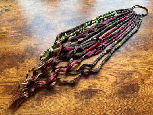 Bark Dread Ponytail Custom Set Dreadlocks Synthetic Dread Set