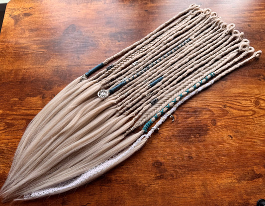 Stardust Partial Set Single Ended Dreadlocks