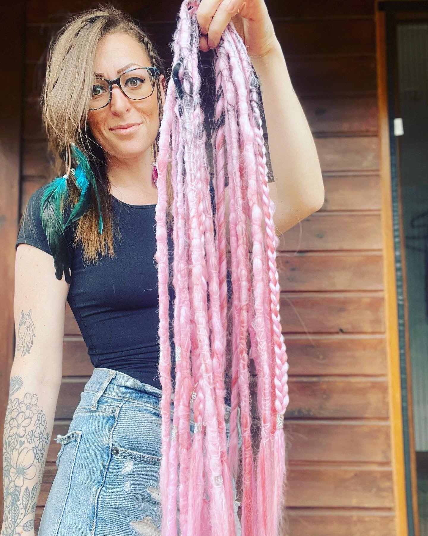 Blossom Dreadlock Extensions Synthetic Double Ended Dreadlocks Synthetic Dread