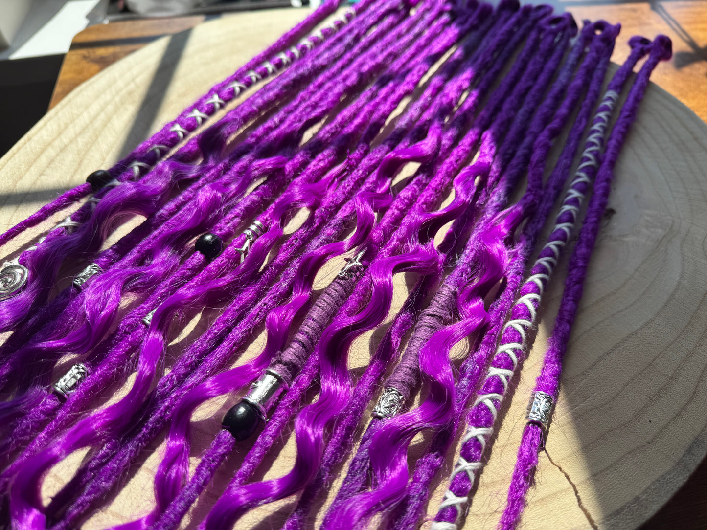 Custom Sets (Any Colours) Single Ended Dreadlocks