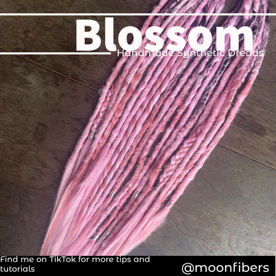 Blossom Dreadlock Extensions Synthetic Double Ended Dreadlocks Synthetic Dread