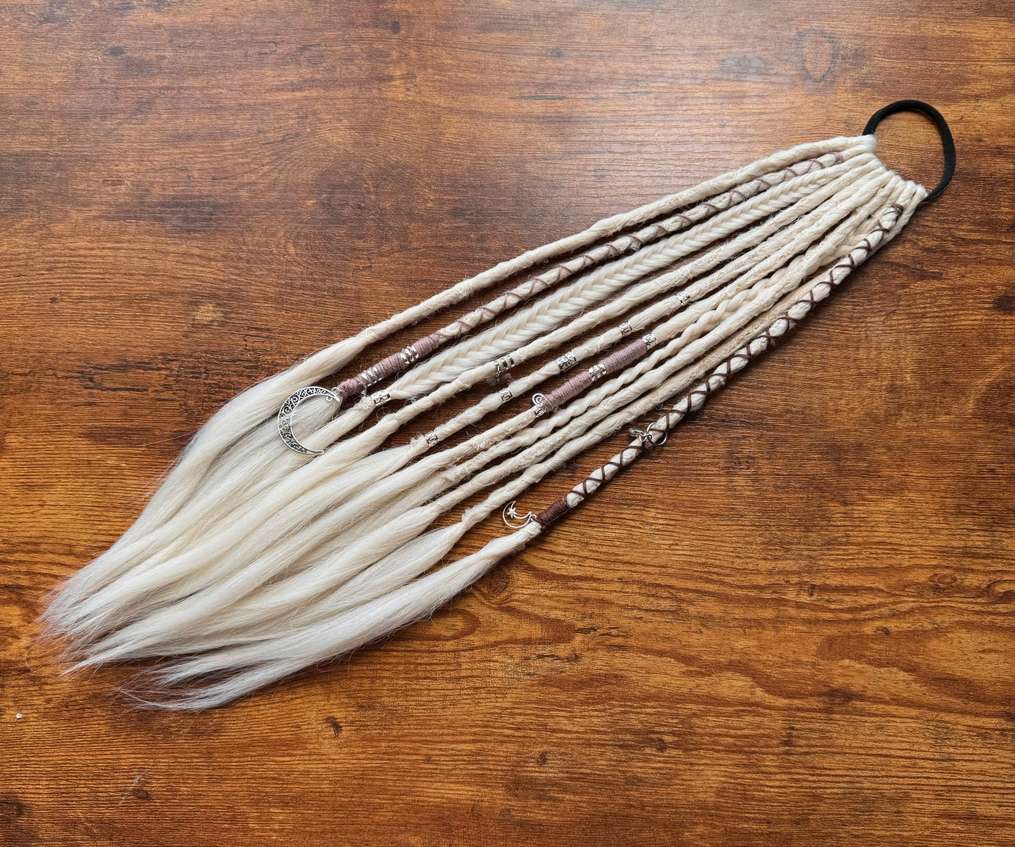 Blanca Dread Ponytail Custom Set Dreadlocks Synthetic Dread Set