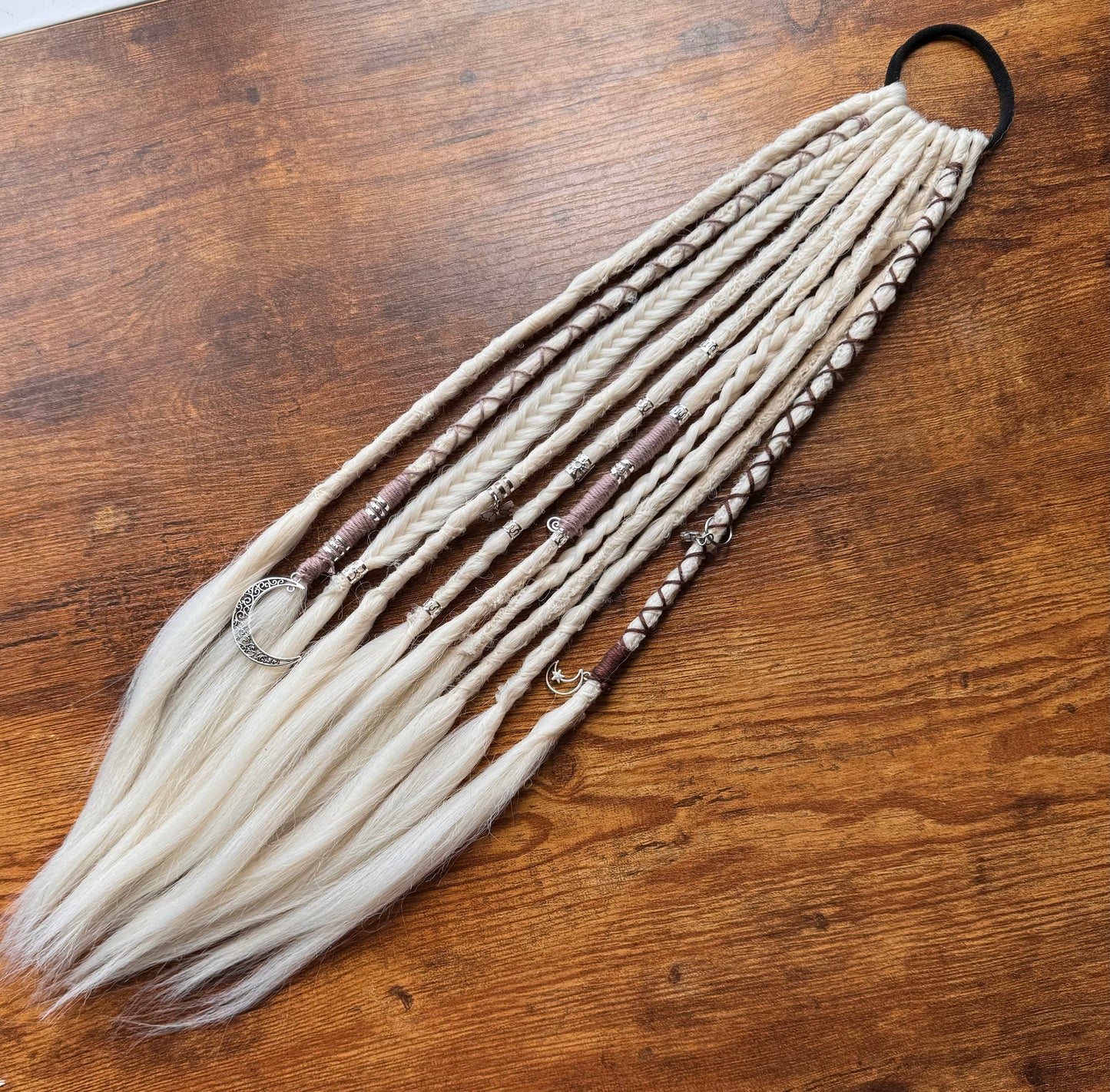 Blanca Dread Ponytail Custom Set Dreadlocks Synthetic Dread Set