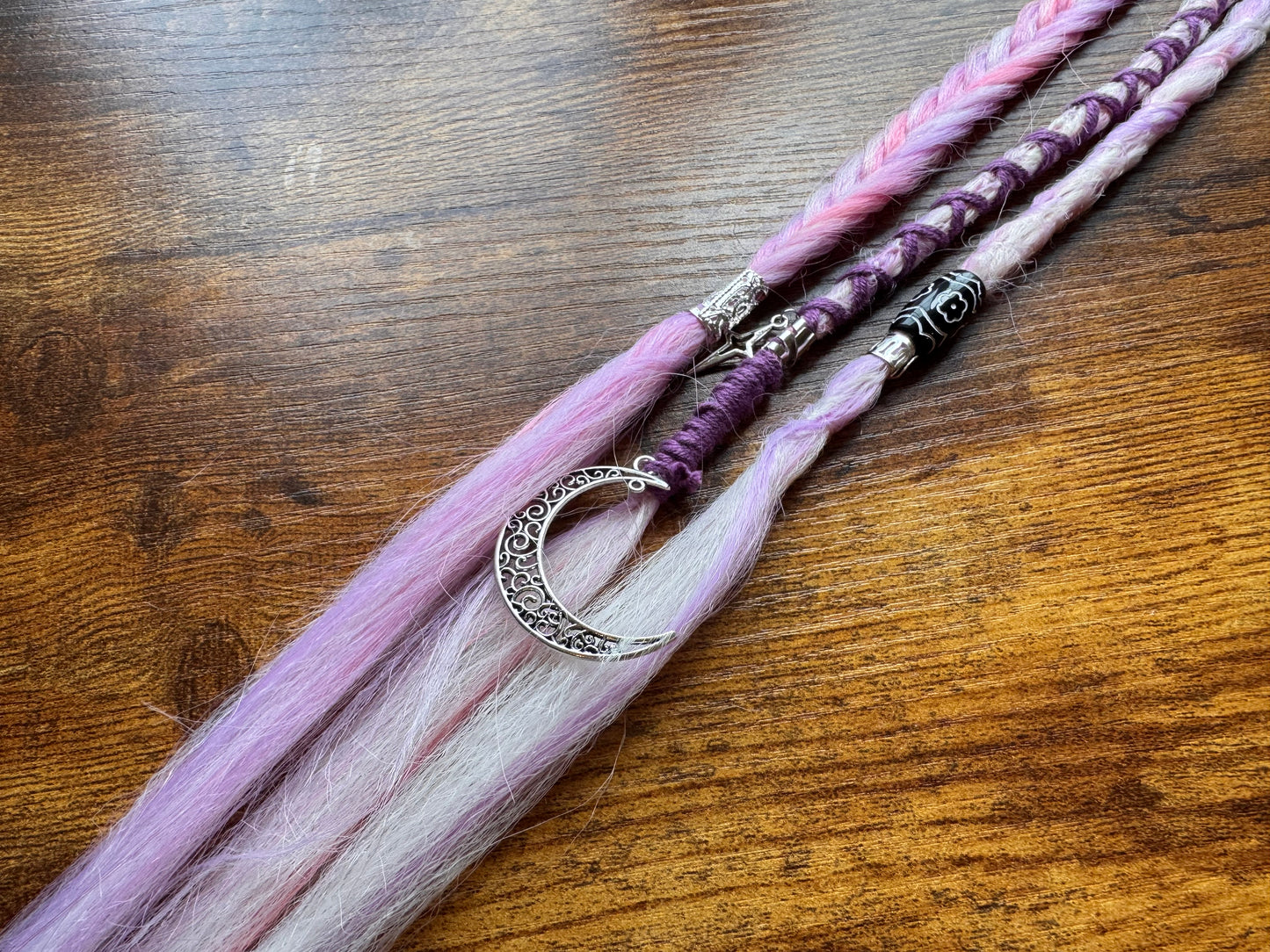Clip in Dreads - Braids -Peony