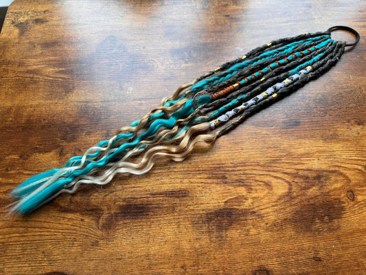 Glass Dread Ponytail Custom Set Dreadlocks Synthetic Dread Set