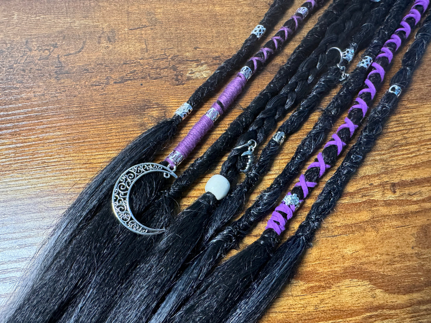 Aggie Dread Ponytail Custom Set Dreadlocks Synthetic Dread Set