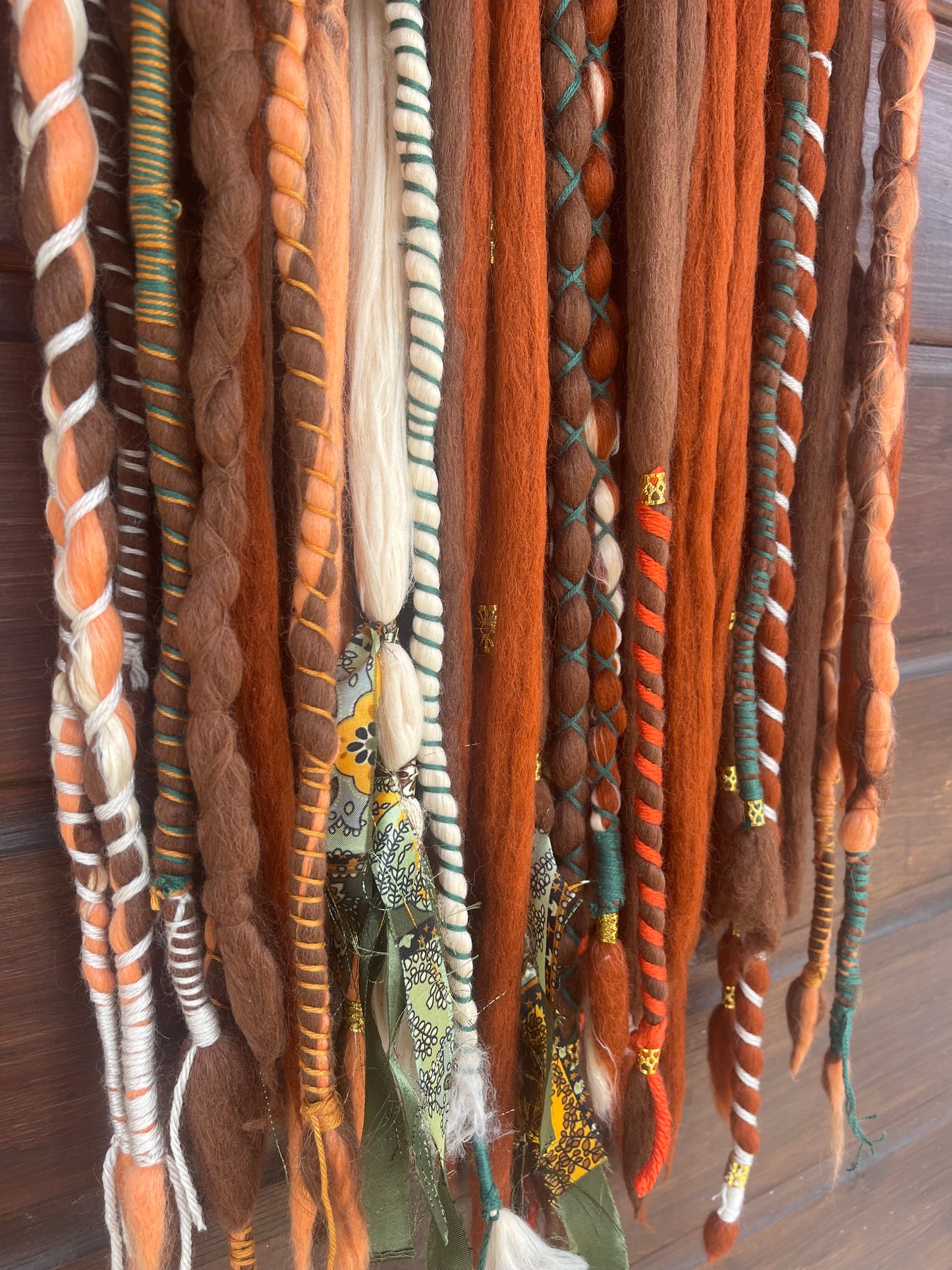 Pixie Wool Dreadlock Set - 20 Double Ended Wool dreadlocks