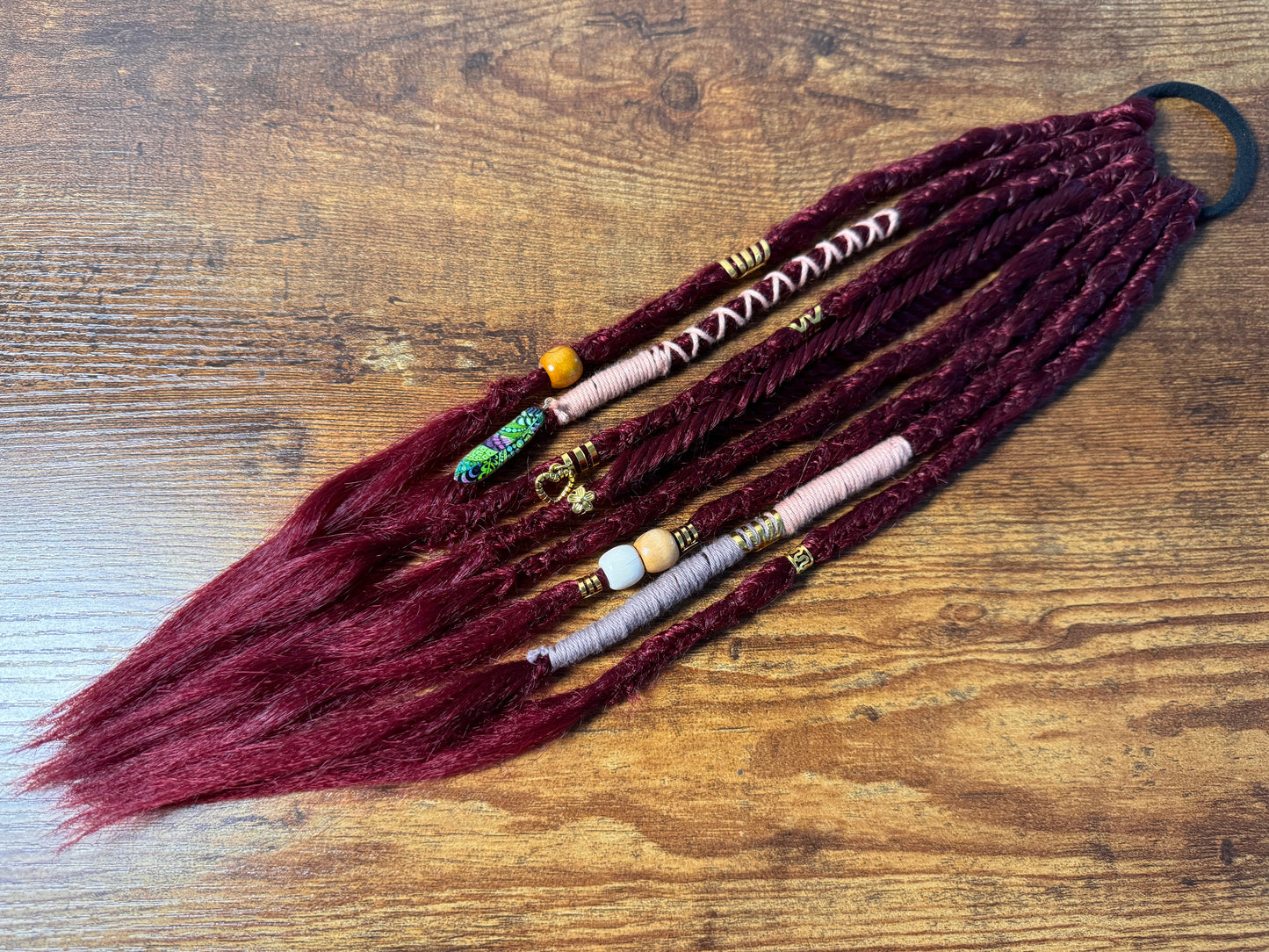 Pyro Dread Ponytail Custom Set Dreadlocks Synthetic Dread Set