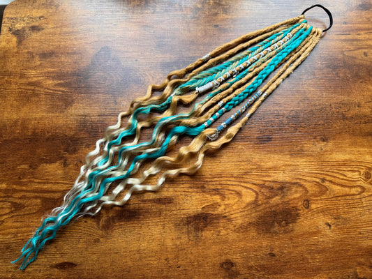 Tide Dread Ponytail Custom Set Dreadlocks Synthetic Dread Set