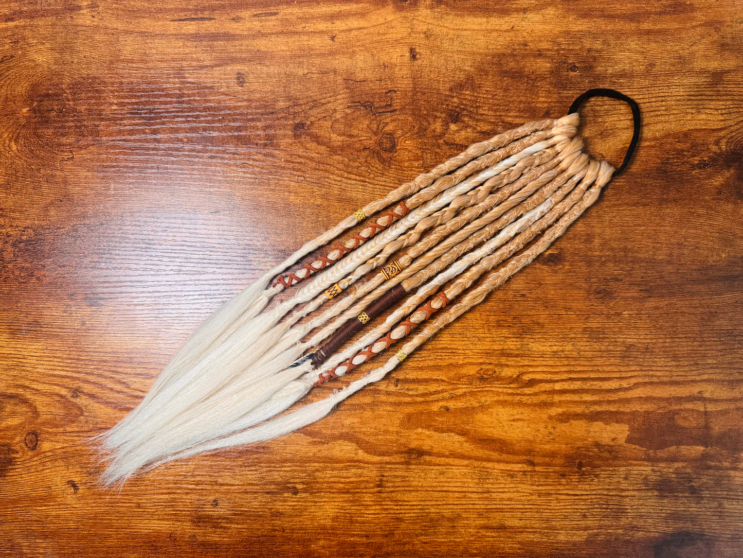 Buttercream Dread Ponytail Custom Set Dreadlocks Synthetic Dread Set