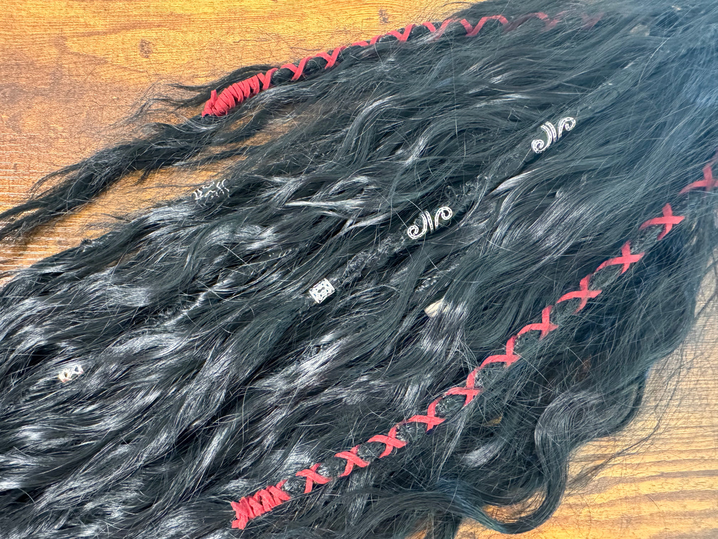 Clip in Dreadlock Ponytail - Black