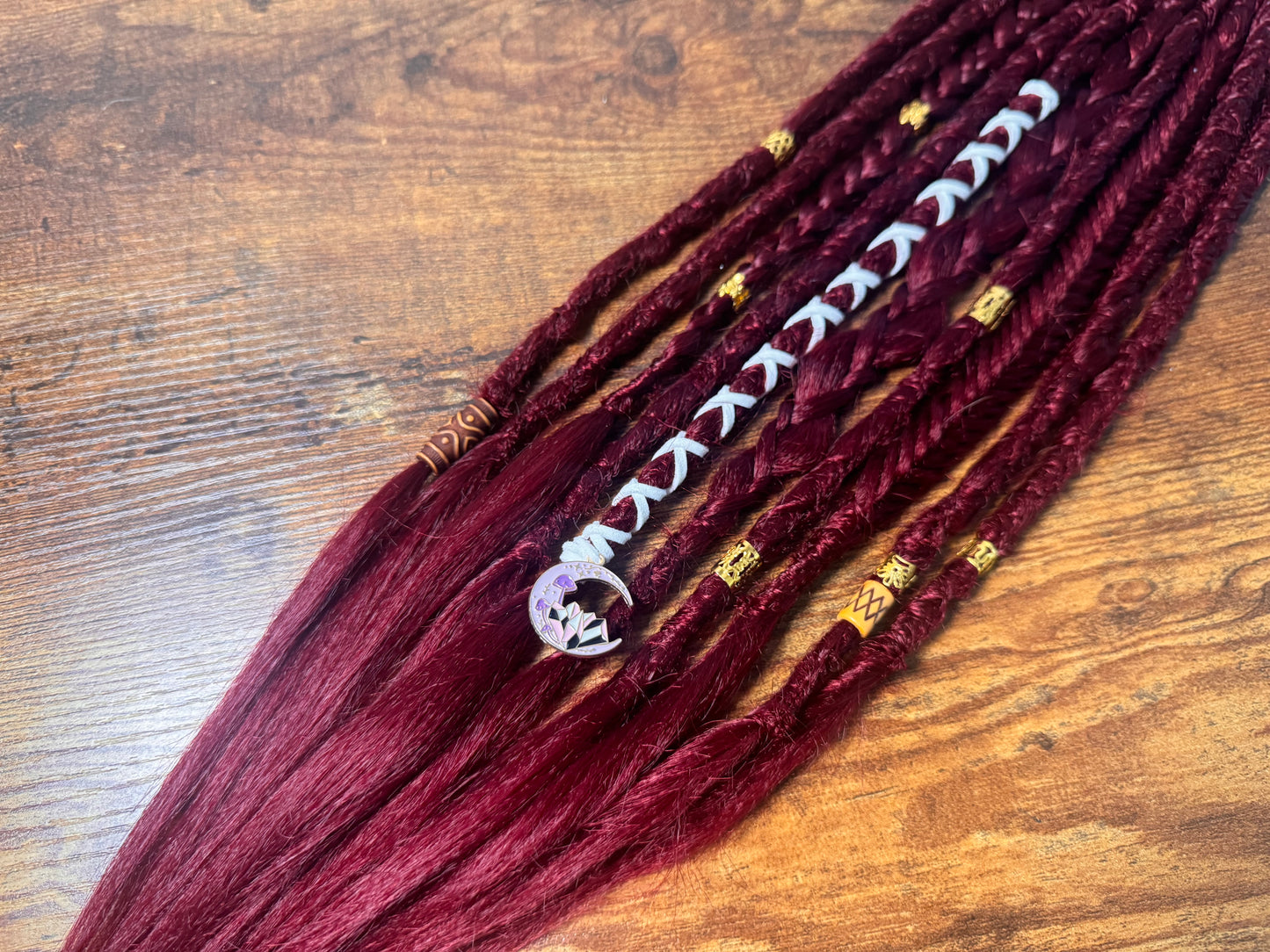 Pyro Dread Ponytail Custom Set Dreadlocks Synthetic Dread Set