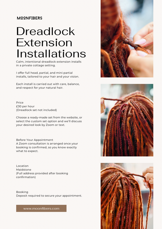 Book A Dreadlock Extension Installation With Me