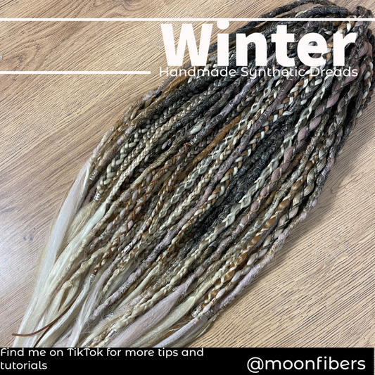 Winter -  Double ended braids and dreadlock mix