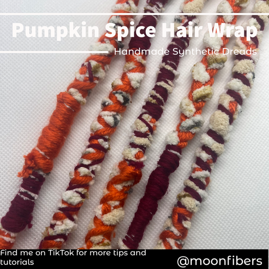 Pumpkin Spice Hair Wrap