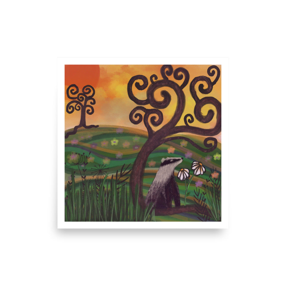 Tenacity - Badger Print